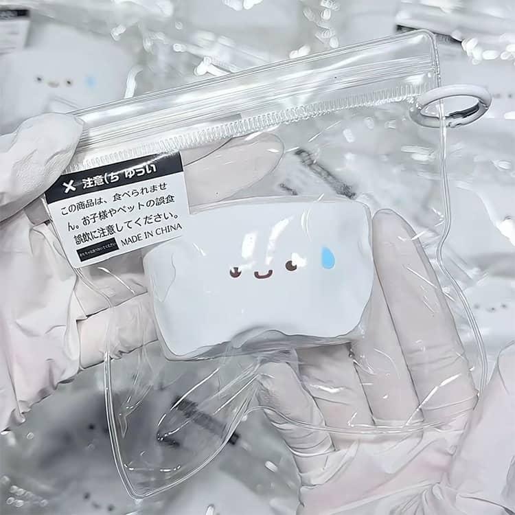 水感スクイーズ スクイーズ まんじゅうスクイーズ おもちゃ 困り顔の