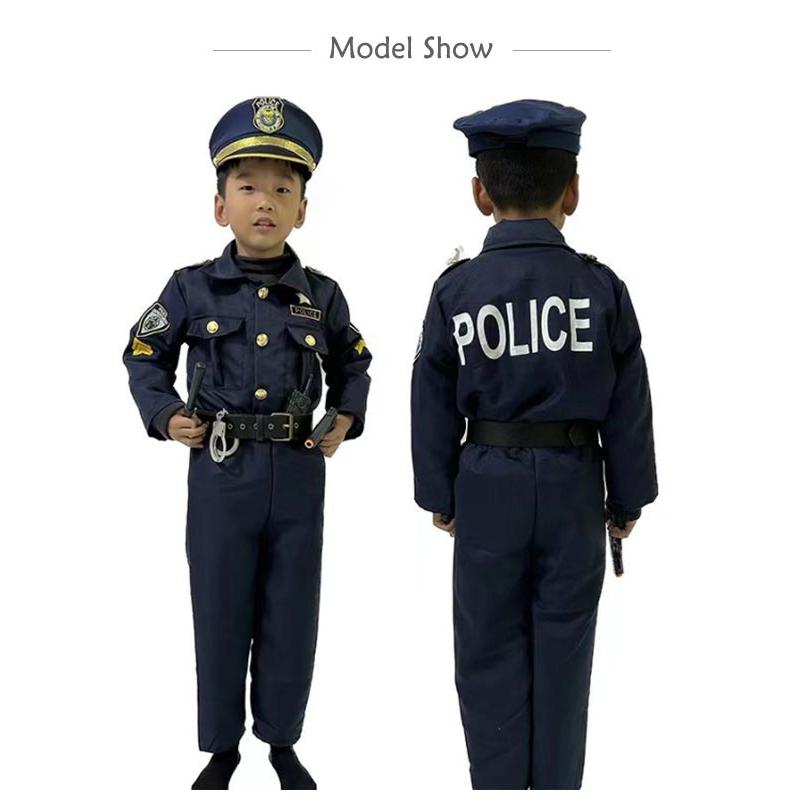 希少】警察官帽子 ミニチュア セット 2点 組み立て式ケース付 昭和