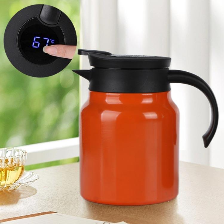 温度表示 急須 ポット 1000ml 800ml 大容量 陶器 保温 保冷 卓上ポット