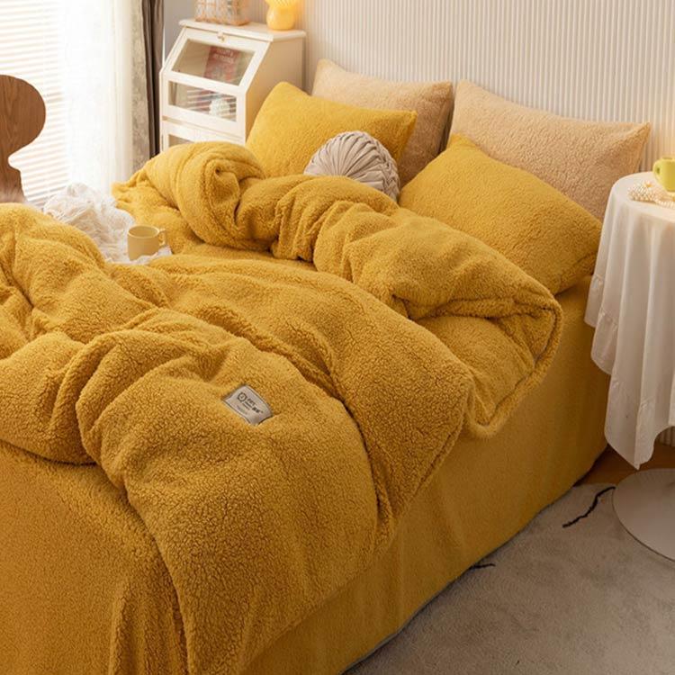 ふわふわモコモコあったか寝具カバーセット　セミダブルカバーセット（5色） セミダブル 4点セット】布団カバーセット 冬 あったか ふわふわ
