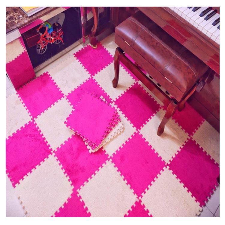 ジョイントマット 10枚入り タイルカーペット フロアマット プレイ