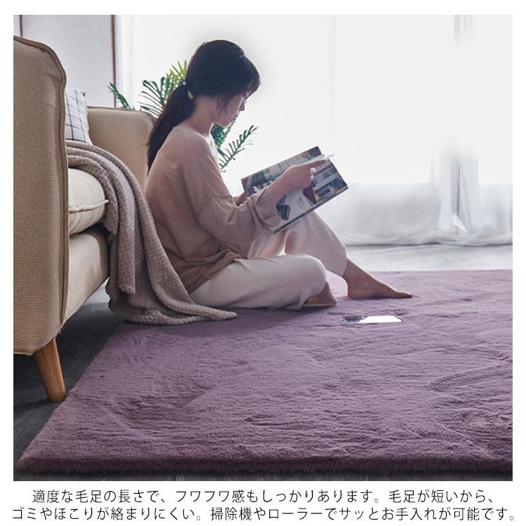 シャギーラグ カーペット 洗える 約120×160cm 1畳 長方形 厚手 ラグマット ホットカーペット対応 滑り止め 絨毯 じゅうたん 北欧 低反発の画像