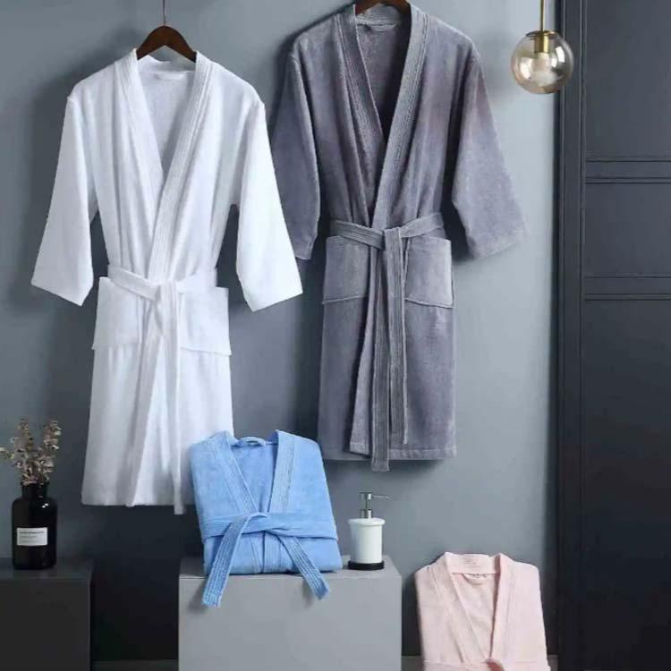 100％綿 バスローブ ガウン メンズ 高級ホテル仕様 バス タオル ルーム