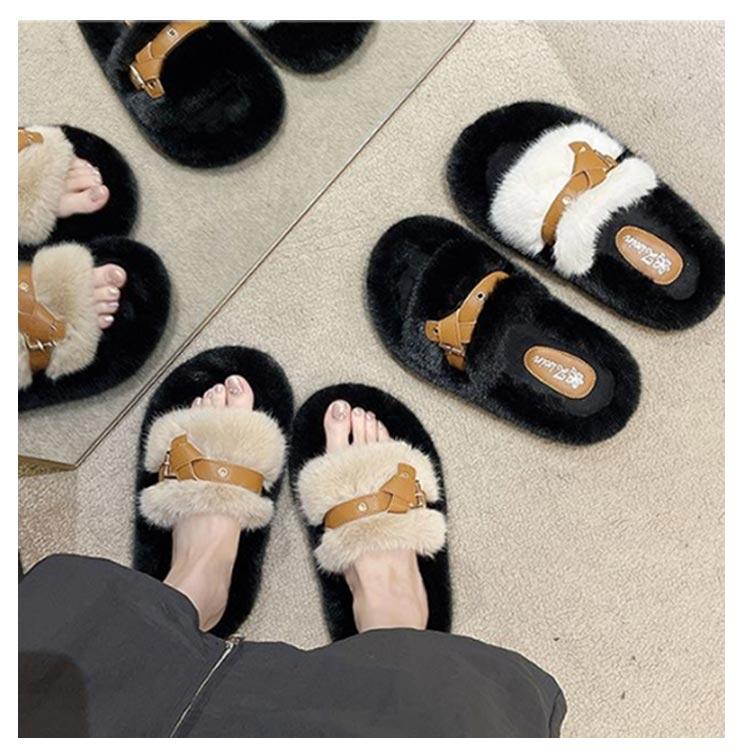 ファーサンダル　Ｌ　もこもこ　2回使用 Amazon | [IJGE] サボサンダル ファーサンダル かかとなし