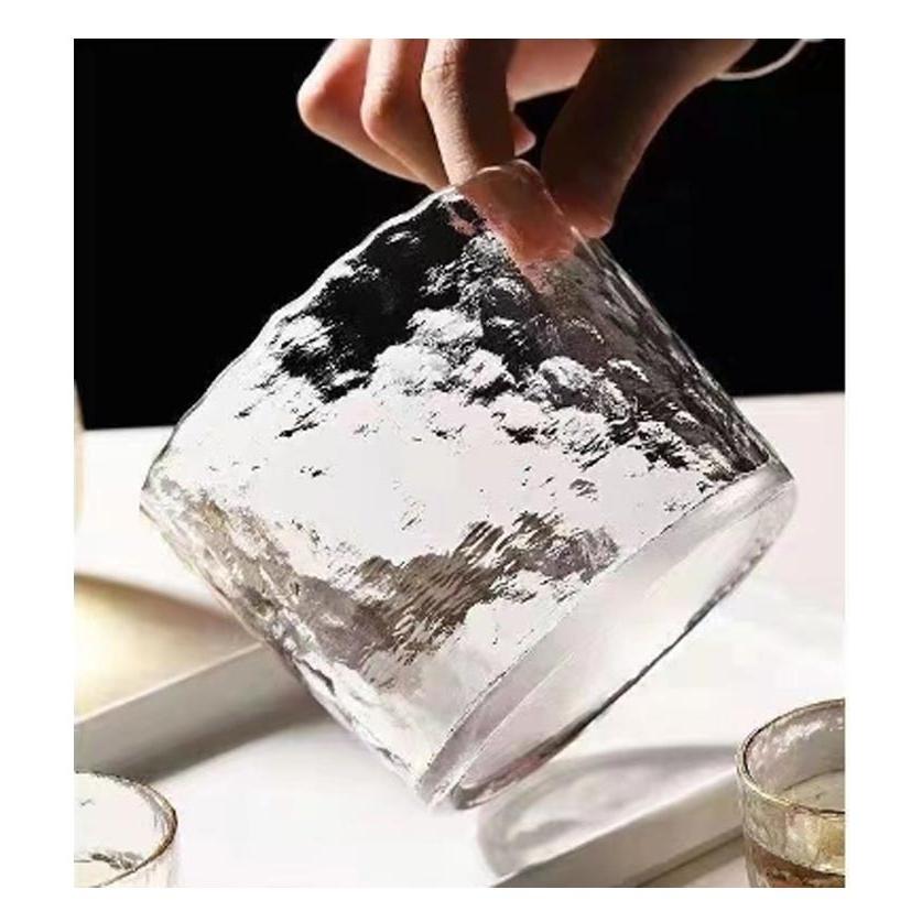 おちょこ 徳利 セット 6点セット ガラス 半透明 酒器セット 酒燗器