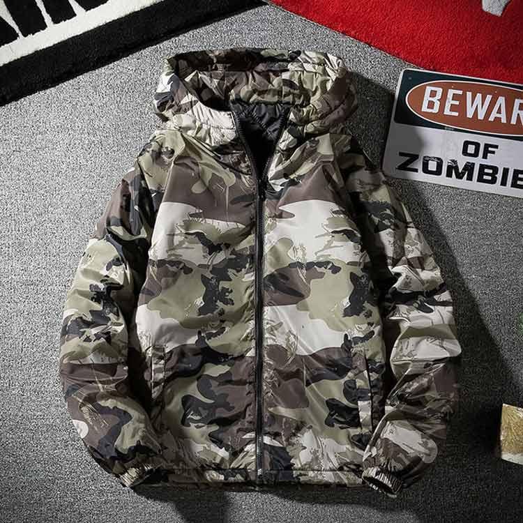 ジャケット メンズ アウター ストリート 秋冬 迷彩 ショット丈