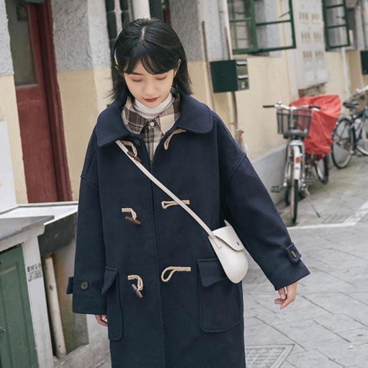 学生服 スクール コート 制服 ダッフルコート 女の子 女子 ロング