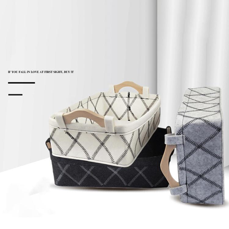 収納ボックス ストレージバスケット 小物入れ 収納ケース フェルト