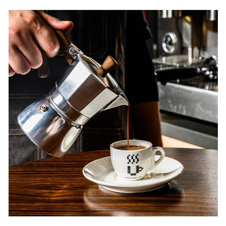 エスプレッソメーカー 直火 キッチン用品 おしゃれ コーヒーメーカー 3