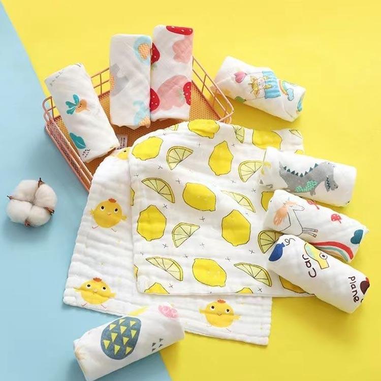 ガーゼタオル フェイスタオル 5枚セット 25*25cm/30*30cm/50*25cm バス