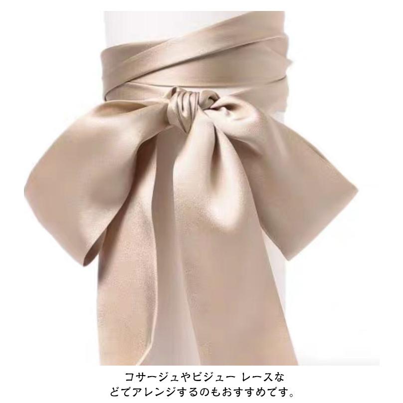 サッシュベルト ウエディング レディース かわいい サッシュリボン 全