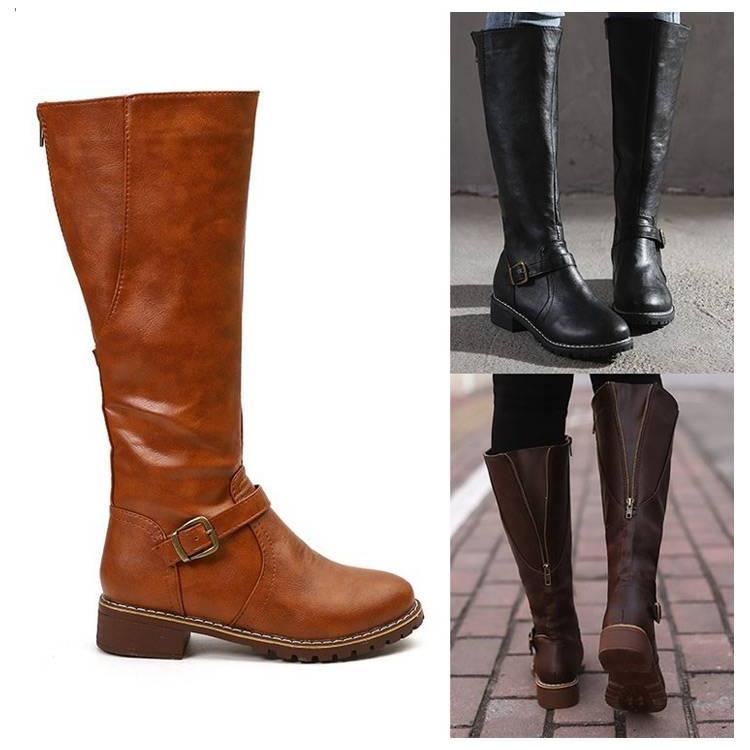 ロングブーツ 大きいサイズ 幅広 ゆったり おしゃれ ブーツ レディース