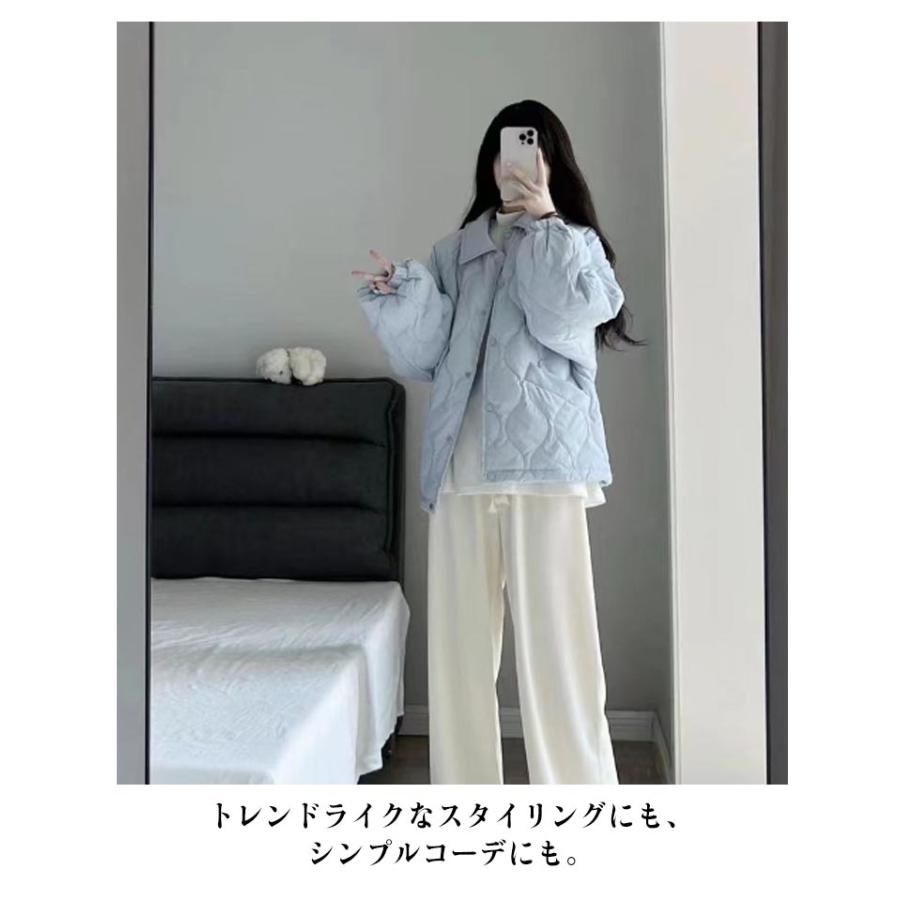 キルティングコート レディース トップス 冬 中綿コート キルティング