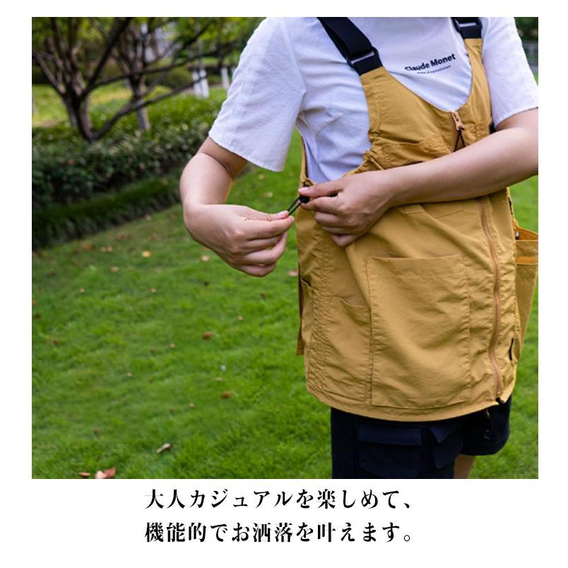 ワークベスト おしゃれ ベスト 春 秋 夏 カジュアル 重ね着 登山