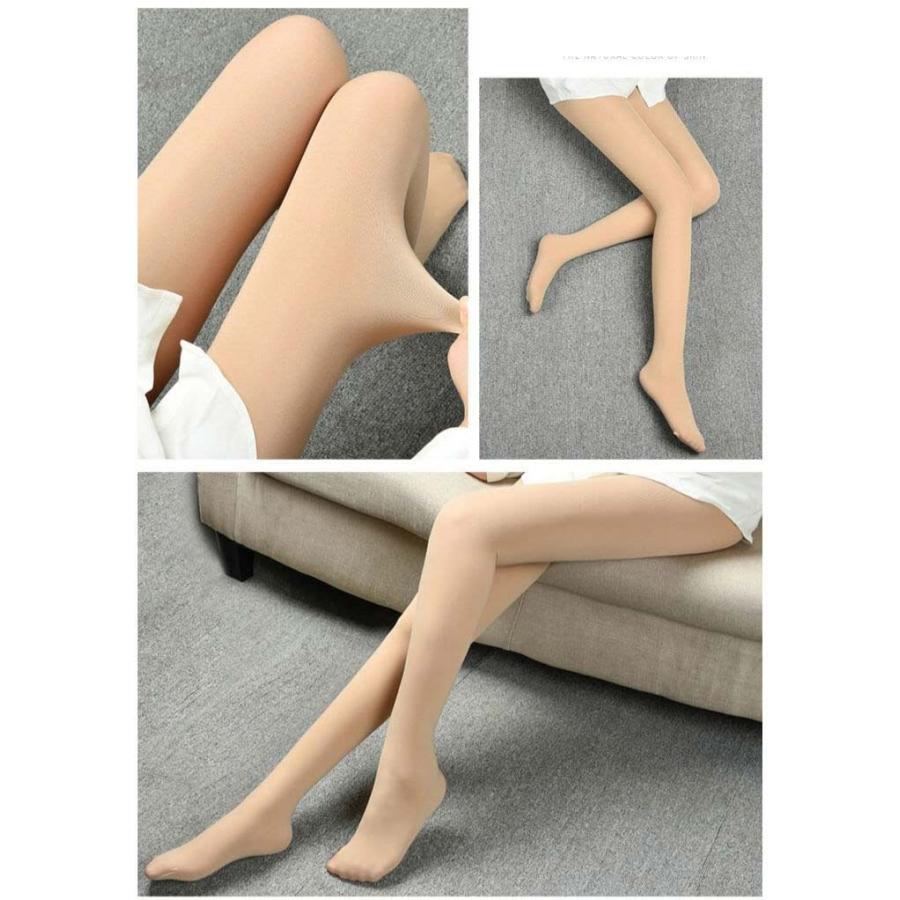 タイツ 3足セット レギンス 肌色 着圧 美脚 ストレッチ 春秋 ヒップ