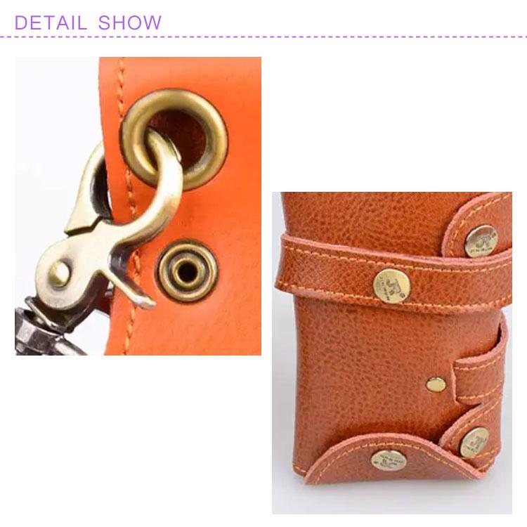 送料無料 シザーケース 本革 プロ 防水 美容師 理容師 スリム