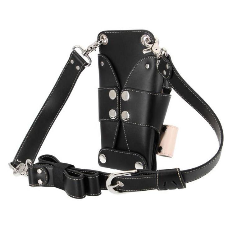 プロ仕様 ハサミ入れ 美容師 シザーバッグ プロ 本革 シザーケース