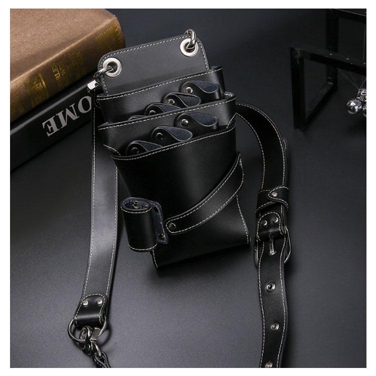 プロ仕様 ハサミ入れ 美容師 シザーバッグ プロ 本革 シザーケース