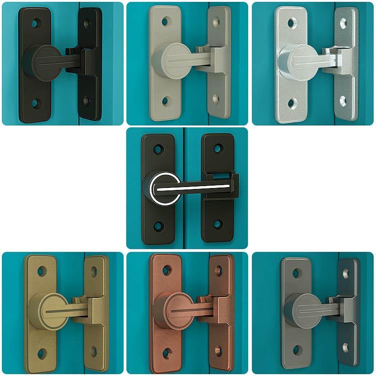 引き戸 鍵 後付け 簡易 ドアロック 90度 180度 室内 窓 穴あけ不要