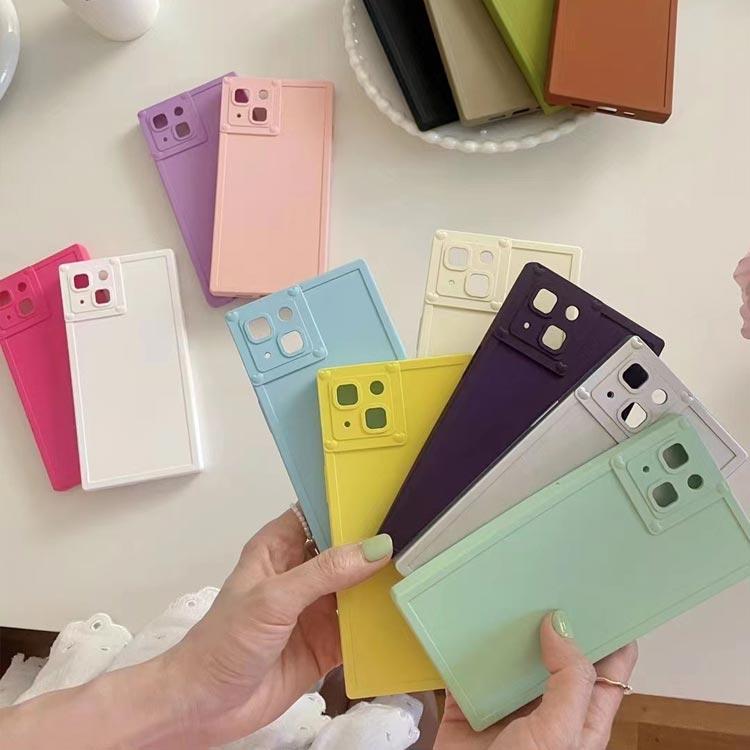 iPhone11.15スクエア iPhone11 耐衝撃カラフル光沢クリア背面ケース | 株式会社エアー