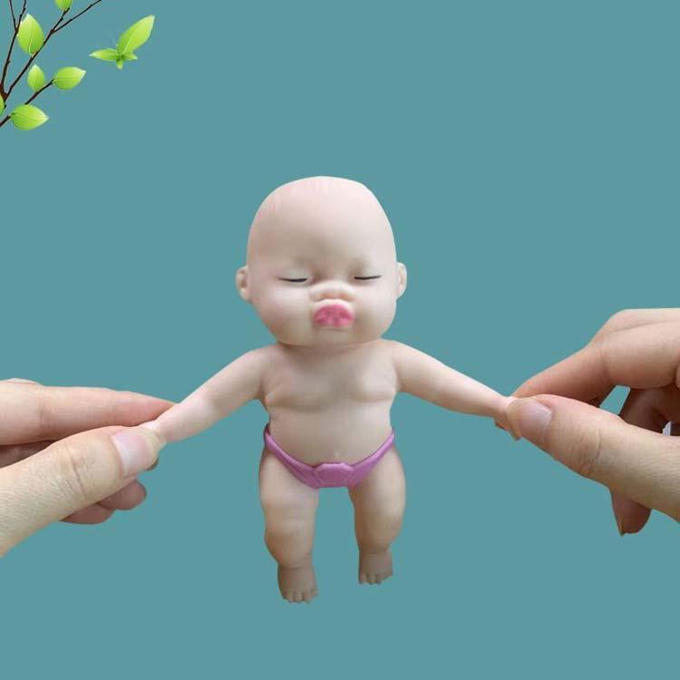 スクイーズ 赤ちゃん 2個セット 柔らかい 玩具 ストレス解消 発散 可愛い 人形 おもちゃ 子供 大人 グッズ アグリーベイビーズ 低反発 握るとぐ｜atak｜03