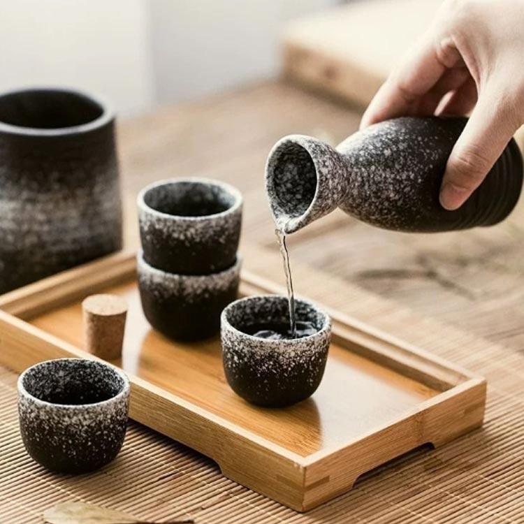 5点セット 酒器セット とっくり 陶器 150ml おちょこ 和 セット 猪口