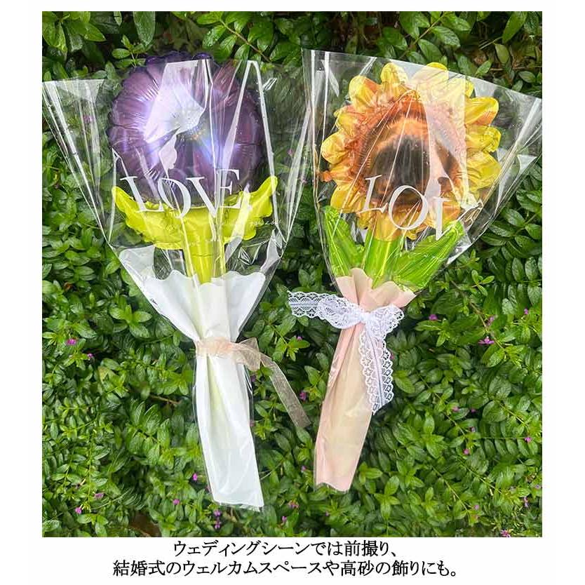 推し活 お花モチーフ バルーン 卒業式 入学 ブーケ 入園 お祝い 花束