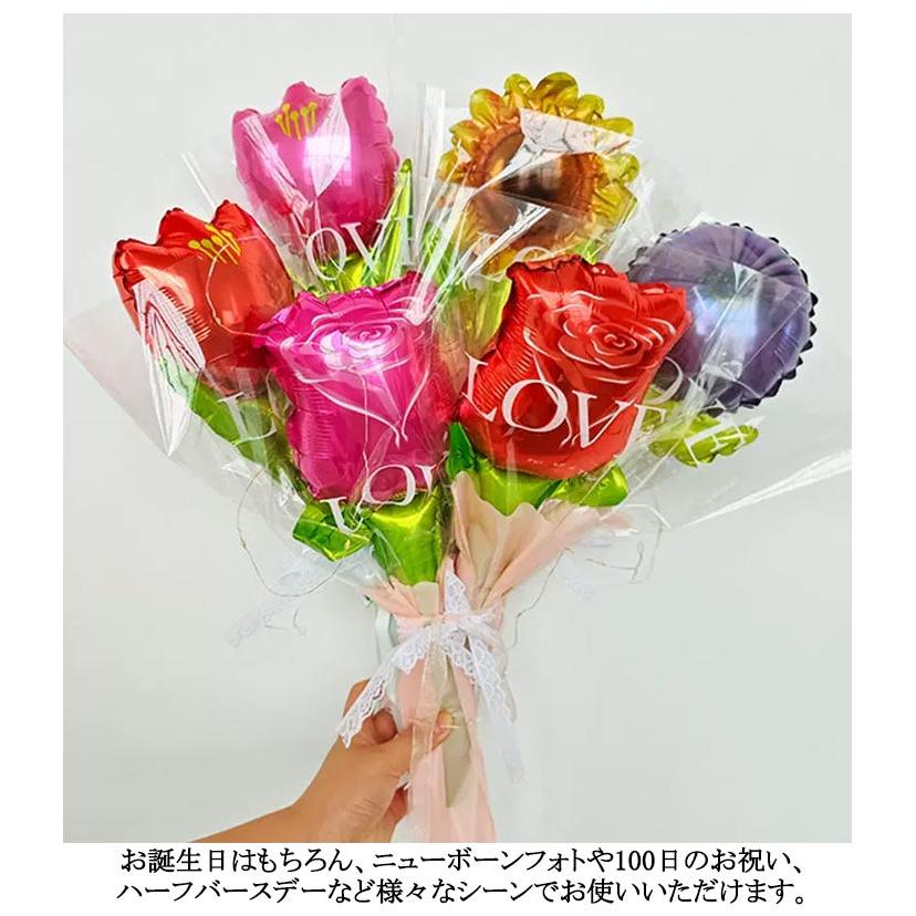 推し活 お花モチーフ バルーン 卒業式 入学 ブーケ 入園 お祝い 花束