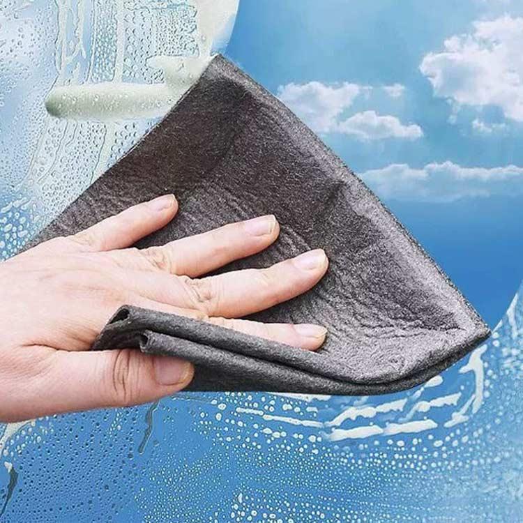 魔法のガラス用布巾 洗車タオル ガラス製タオル ハイテク魔法のガラス