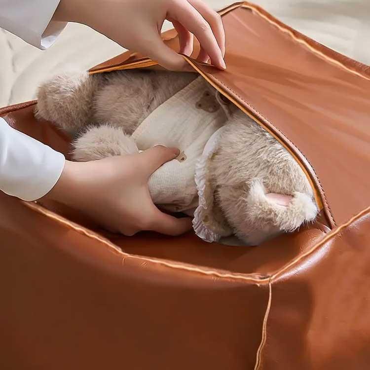 収納袋 ブランケット 収納 クッションになる マルチケース ぬいぐるみ