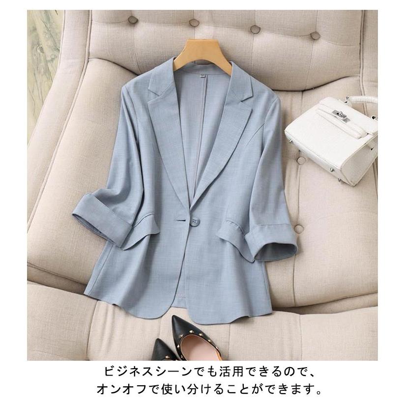 テーラードジャケット サマージャケット 夏 春 秋 薄手 卒業式
