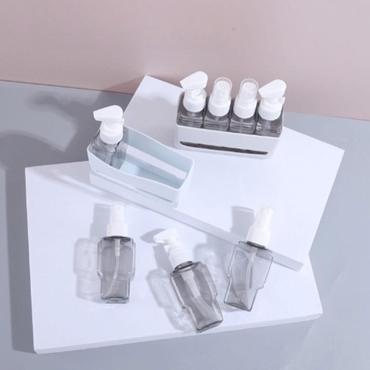 【即日発送】噴射タイプ ポンプ・ノズル付ボトル容器小分容器1000ml×4個 トラベルボトル 旅行用 3in1 2in1 小分けボトル 4in1 化粧品 スプレー