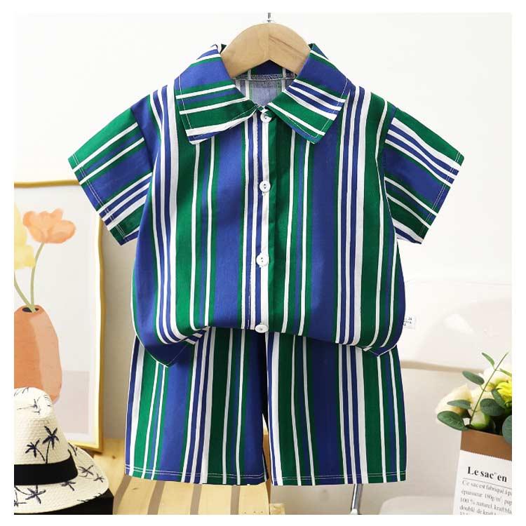 男の子 アロハシャツ 上下セット キッズ リゾート 全15色 ショート