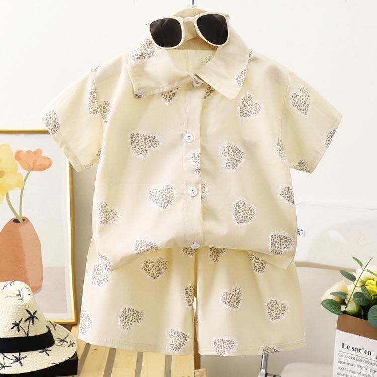 ★アロハシャツ★　パパ用上着のみ　子供上下 アロハシャツ 上下セットアップ 子供服 男の子 女の子 ダンス 衣装