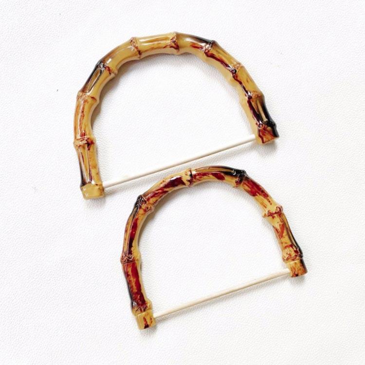 バンブー 交換用 手作り バンブー持ち手 3本入り 10cm 竹持ち手 修理