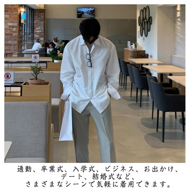 上品 メンズ 長袖 ボタンダウンシャツ yシャツ トップス カジュアル