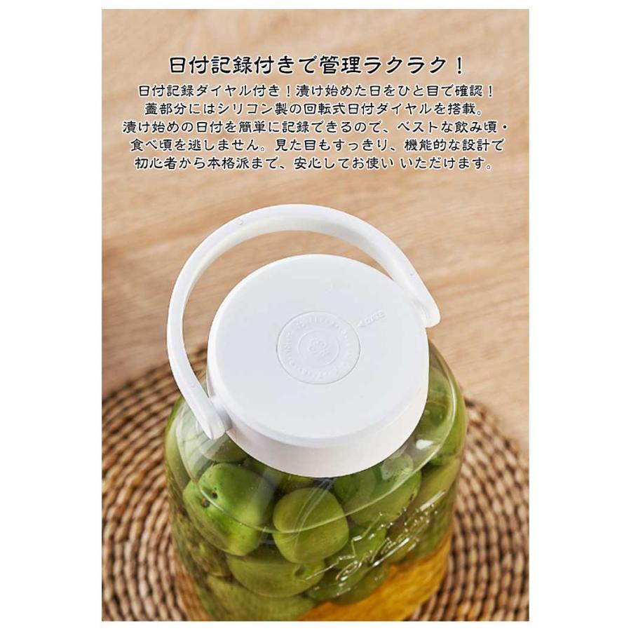 自動排気密封瓶 梅酒用保存容器 2個セット 液体密封容器 ガラス