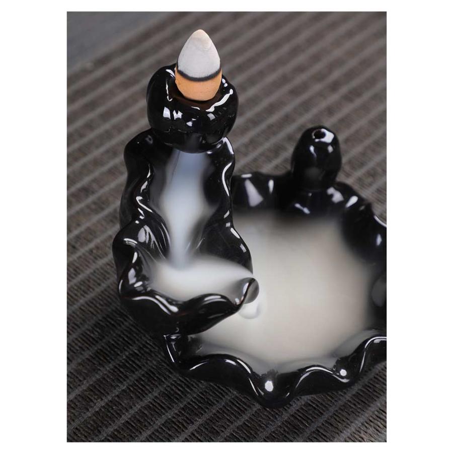 流線香 流川香 風水 お香 香炉 瞑想 逆流香 アロマ コーン 逆流香炉