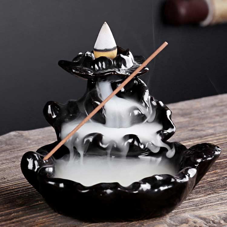 アロマ 倒流 インテリア 風水 流線香 逆流香 お香 幻想 コーン お香