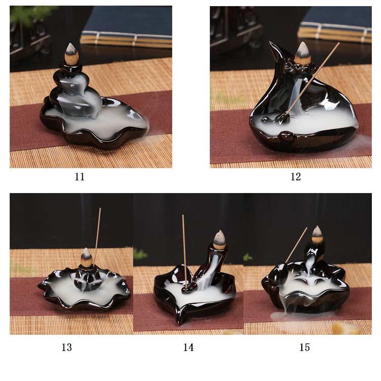 アロマ 倒流 インテリア 風水 流線香 逆流香 お香 幻想 コーン お香