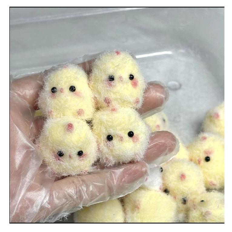 おもちゃ 子供 【3個セット】 ぬいぐるみ ひよこ 大人 と TPR ソフト