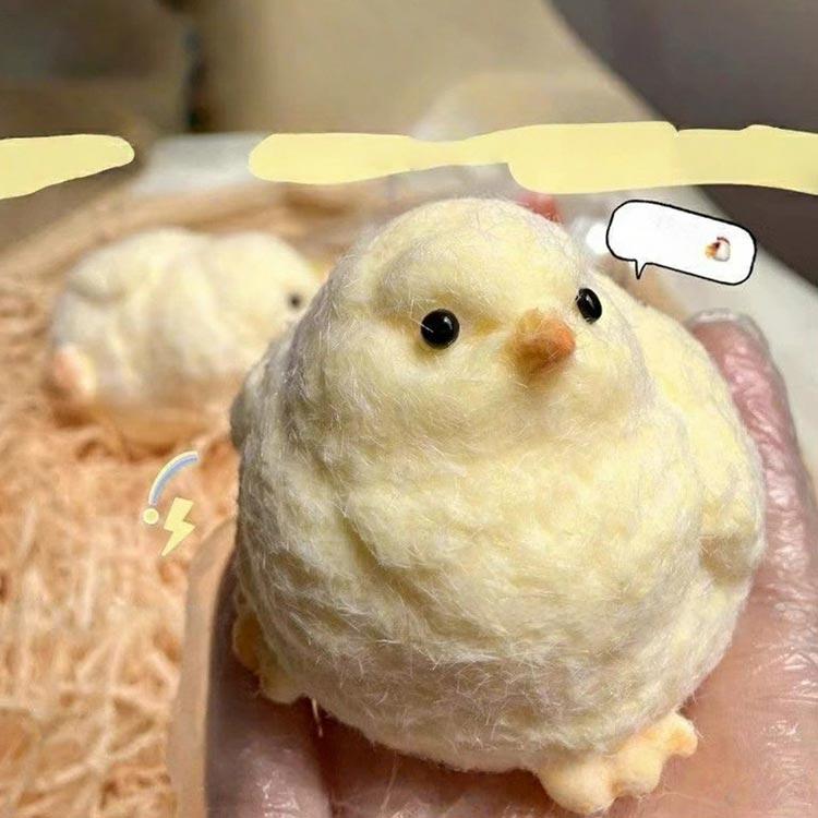 おもちゃ 子供 【3個セット】 ぬいぐるみ ひよこ 大人 と TPR ソフト