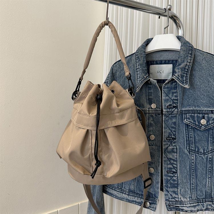 巾着バッグ レディース 2WAYバッグ トートバッグ バケツ型バッグ