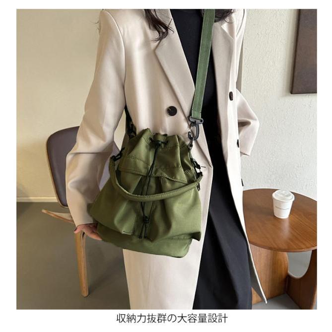 巾着バッグ レディース 2WAYバッグ トートバッグ バケツ型バッグ