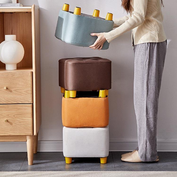 スツール おしゃれ 北欧 オットマン キルティング チェア かわいい