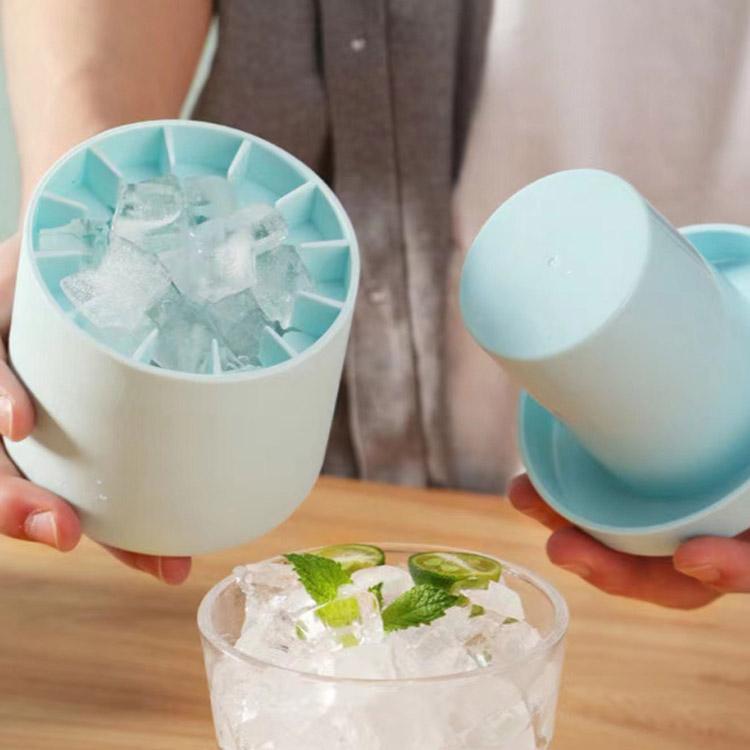 2個セット】製氷皿 シリコン 製氷トレー 小粒 四角氷 蓋付き 取り出し