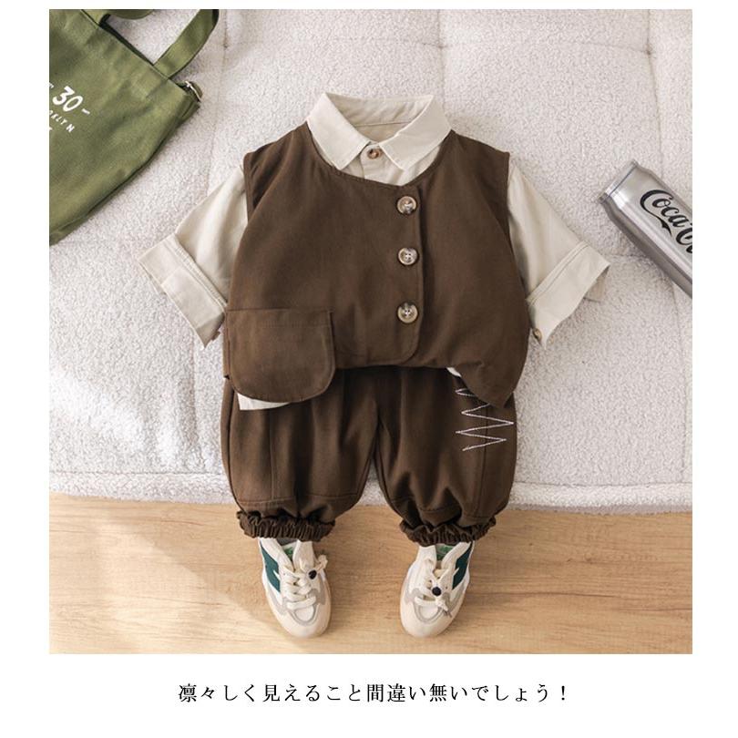 入園式 3点セット ベビー 男の子 80 90 100 110 120cm 子供服