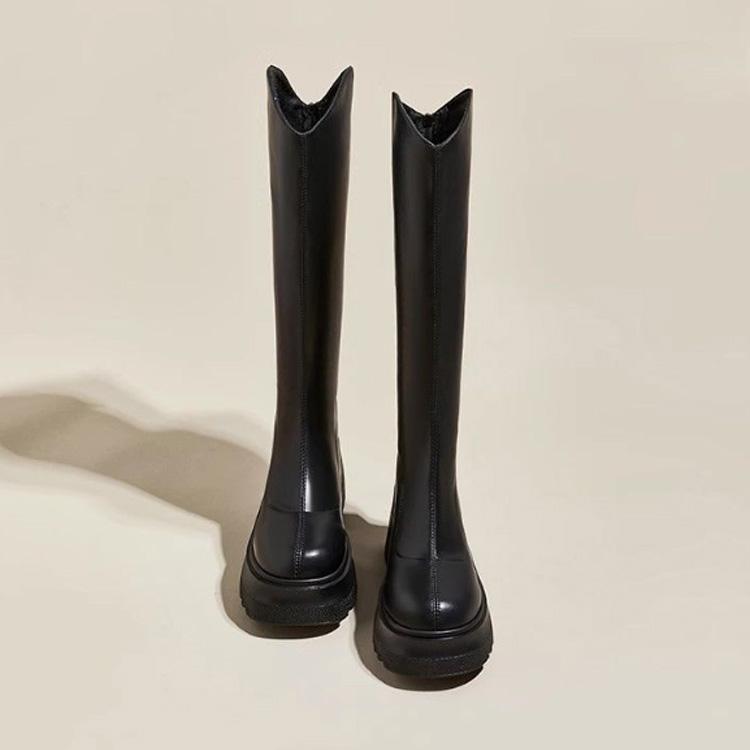 ロングブーツ レディース 厚底 10cmヒール 身長アップ 疲れない