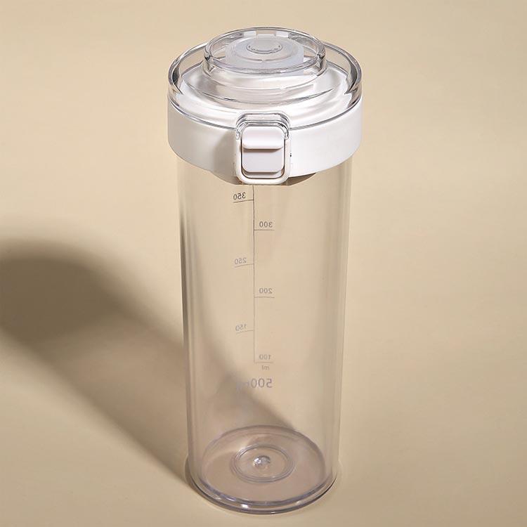 ウォーターボトル 直飲み水筒 耐冷耐熱 BPAフリー 目盛り付き 茶こし