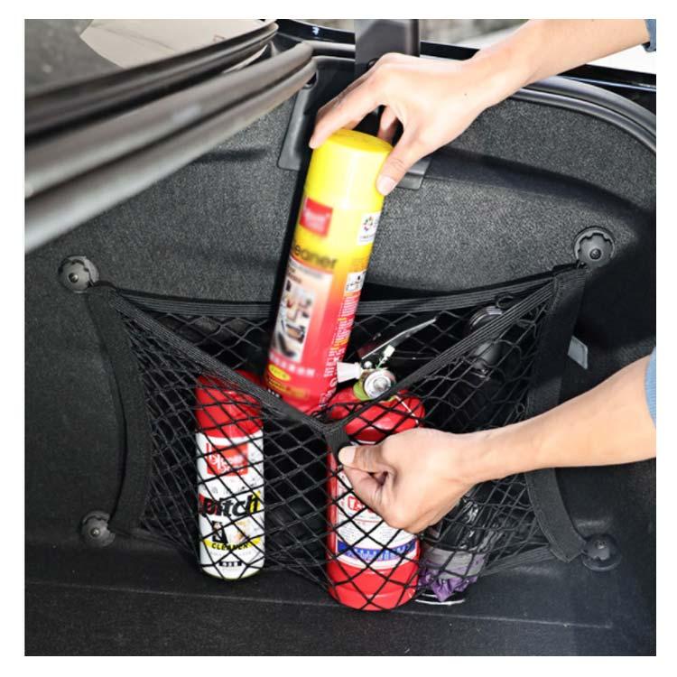 送料無料 トランクネット 車収納ポケット メッシュポケット カーゴ